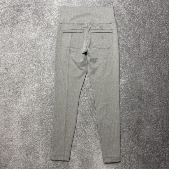 Athleta Pants Womens XS Gray Delancey Herringbone Tight Slim Mid Rise Athleisure - Picture 9 of 11